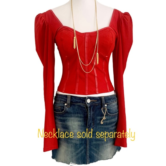 Guess Women’s Rachel Top Size Medium - Picture 6 of 7